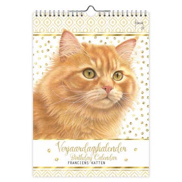 Franciens Katten Jeroen verjaardagskalender A4, Ophalen of Verzenden, Nieuw in verpakking