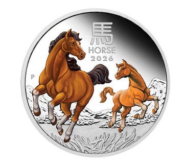 Australië. 1 Dollar 2026 – Lunar Series III: Year of the