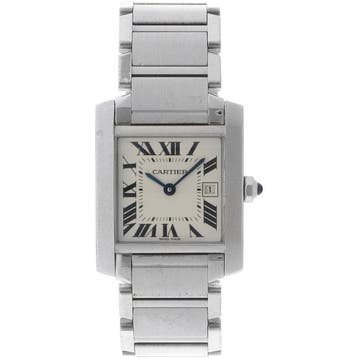 Cartier - Tank Française - Zonder minimumprijs - W51011Q3 /, Nieuw