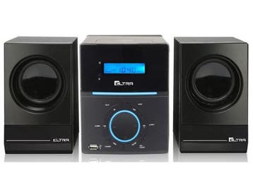 Veiling - Eltra hi-fi-toren Neptun blauw BT CD USB, Audio, Tv en Foto, Stereo-sets, Nieuw