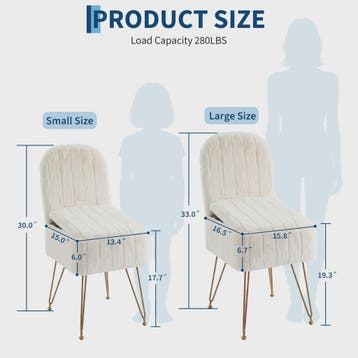 Luxe Pluche Kaptafel Kruk met Opbergruimte en Inklapbare Rug, Verzenden, Nieuw