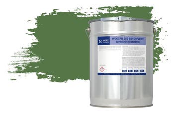 Wixx PU 250 Betonverf Buiten en Binnen RAL 6010 | Grasgroen, Verzenden, Nieuw, Verf, Minder dan 5 liter