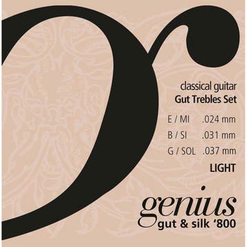 Galli GR2437 trebleset voor klassieke gitaar, Gut & Silk,, Ophalen of Verzenden, Nieuw
