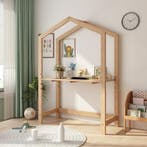 [en.casa] Kinderbureau Suså 160x110x50 cm verstelbaar houtkl, Huis en Inrichting, Bureaus, Verzenden, Nieuw