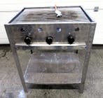 RVS Grill met 3 branders, Barbecue, 65cm propaan/butaan, Gebruikt