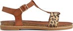 PS Poelman Dames Sandalen - Maat 40 - Brizo - Cognac Bruin, Verzenden, Nieuw