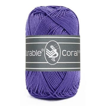 Durable Coral Mini 357 Indigo - Haakgaren / Breigaren, Ophalen of Verzenden, Nieuw, Breien of Haken, Wol of Garen
