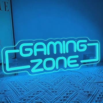 Gaming Zone LED Neon Sign - Dimbare USB Wanddecoratie voor G, Verzenden, Nieuw