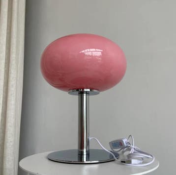 Lollipop Tafellamp – Italiaanse Bauhaus Glazen Design Lamp, Huis en Inrichting, Lampen | Tafellampen, Verzenden, Nieuw, Glas, Minder dan 50 cm