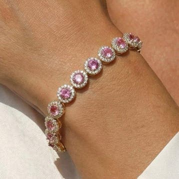 Zonder minimumprijs - Armband Zilver, 18k goudverguld -, Nieuw