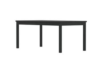 Tuintafel-Sven-6-personen-Zwart-Teak-180x90cm-the-outsider, Tuin en Terras, Tuintafels, Verzenden, Nieuw