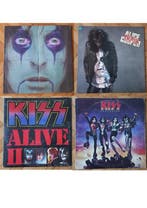 Alice Cooper, KISS - 4x Albums - Diverse titels - LP albums, Nieuw in verpakking