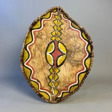 Decoratief ornament - Maasai strijdschild (Ngao) –