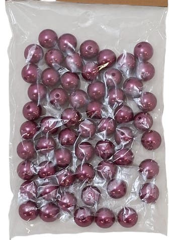 Parel rijgparels 12 mm 50 gr HBL-85-0087-050 Aubergine, Ophalen of Verzenden, Nieuw