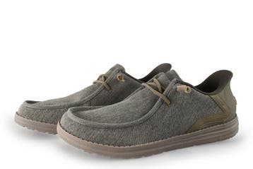 Skechers Veterschoenen in maat 44 Grijs, Overige kleuren, Verzenden, Zo goed als nieuw, Skechers