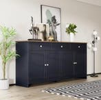 Nieuwe Dressoir Kast Houtnerf - Landelijke Stijl Design, Verzenden, Nieuw