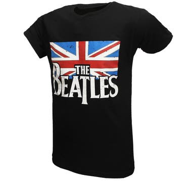 The Beatles Flag Logo Vintage Print T-Shirt, Kleding | Heren, T-shirts, Verzenden, Nieuw