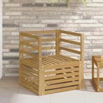 vidaXL Tuinbank Massief Acaciahout Wit, Tuin en Terras, Tuinsets en Loungesets, Verzenden, Nieuw