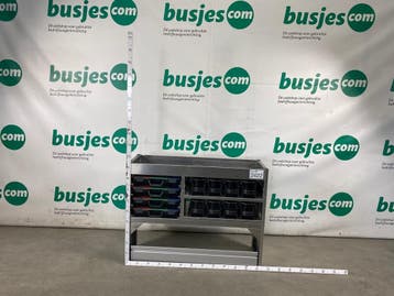 Aluca aluminium bedrijfswageninrichting gebruikt (nr 2422), Ophalen of Verzenden