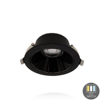 LED DOWNLIGHT | LUMEA | CCT-SWITCH | Ø75MM | 7W | ZWART, Nieuw