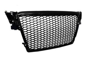 Grill Audi A4 B8 (2007-2012) RS Design Piano Black, Ophalen of Verzenden, Nieuw