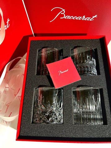 Baccarat - Whiskyglas (4) - Kristal