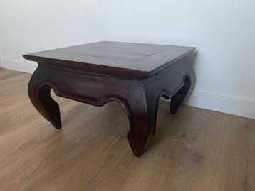 Salontafel - Mahonie - Handgemaakte houten tafel van massief