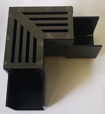 ACO Slimline hoekelement CorTen staal, Ophalen of Verzenden, Nieuw