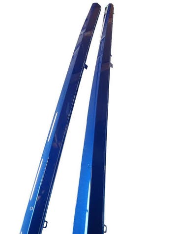AUDI S3 Sline Sideskirts | Cabrio 8V | X5Q Scuba Blue | OEM, Links, Nieuw, Bumper, Audi