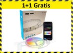 Etiger slimme LED strip RGB - IP65 -  5 meter 1+1 Gratis, Verzenden, Nieuw