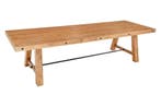 Massieve eettafel FINCA 300cm vintage bruin gerecycled, Huis en Inrichting, Tafels | Eettafels, Ophalen of Verzenden, Nieuw