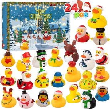 Kerst Badeend Adventskalender - Adventskalender - 24 Kers..., Verzenden, Nieuw