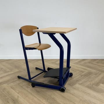 Vanerum complete ergonomische schoolset 1x stoel (zith. 65, Ophalen of Verzenden, Gebruikt, Hout, Eén