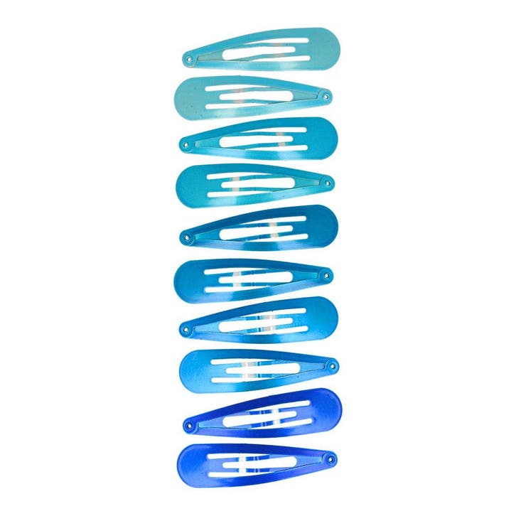 Haarspeld Klikklak 6cm - Basic - Blauw - Set van 10, Sieraden, Tassen en Uiterlijk, Uiterlijk | Haarverzorging