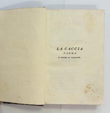 Erasmo di Valvasone - La Caccia - 1808, Antiek en Kunst, Antiek | Boeken en Bijbels