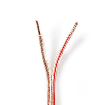 Luidsprekerkabel op rol | 15 meter, Audio, Tv en Foto, Audiokabels en Televisiekabels, Verzenden, Nieuw