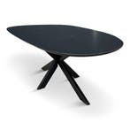 Organische eettafel mango / zwart met spinpoot Laagste prijs, Huis en Inrichting, Tafels | Eettafels, Overige materialen, Nieuw