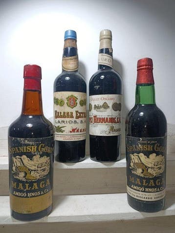 Amigó Hnos & Ca, Malaga Spanish Gold (2x), Larios, Malaga, Nieuw