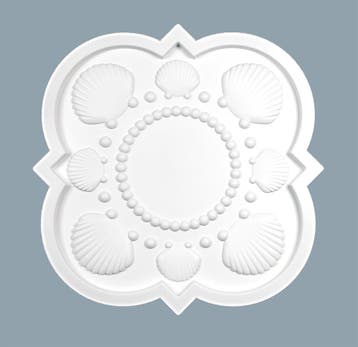 Rozet SEASHELL diameter 56,0 cm babykamer / kinderkamer, Ophalen of Verzenden, Nieuw