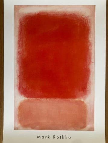 Rothko - Red and Pink on Pink - Tamaño XL, Antiek en Kunst
