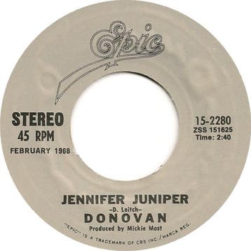 Donovan - Jennifer Juniper / Hurdy Gurdy Man, Ophalen of Verzenden, Gebruikt
