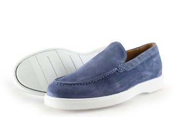Giorgio Instappers in maat 41 Blauw, Zo goed als nieuw, Verzenden, Blauw, Overige typen