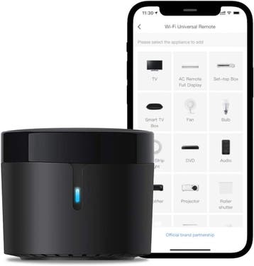 BroadLink RM4 Mini | Smart Hub - Retourdeal 39% Korting, Ophalen of Verzenden, Zo goed als nieuw, Universeel, Mediaspeler