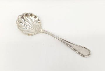 Greggio - Lepel - .800 zilver - schelpvormig