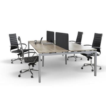Now Duo-bureau - Full-service garantie en gratis geleverd, Ophalen of Verzenden, In hoogte verstelbaar, Nieuw