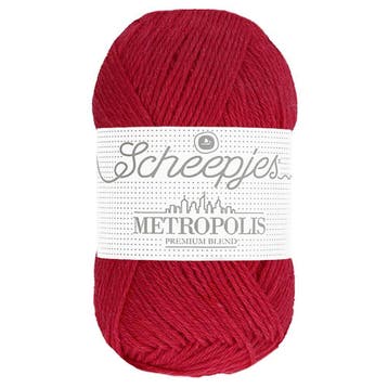 Scheepjes Metropolis - 58 bordeaux - Merino Sokkengaren, Hobby en Vrije tijd, Breien en Haken, Ophalen of Verzenden, Nieuw