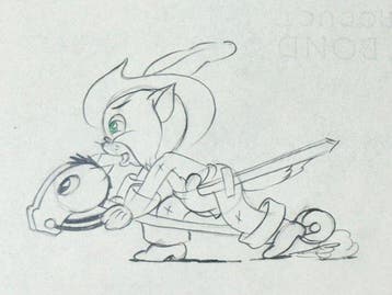 Walt Disney - Ambrose Productietekening - The Robber Kitten, Nieuw