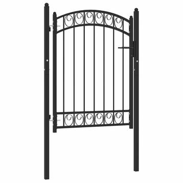 vidaXL Hekpoort EMMEN met gebogen bovenzijde staal 100x98,5, Verzenden, Nieuw