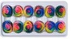Geconserveerde rozen Geprepareerd Regenboog doos 8 stuks, Ophalen of Verzenden, Nieuw