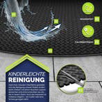 Tillvex® Zwembad Tegels - Vloertegels - 240cm - Zwart, Verzenden, Zo goed als nieuw